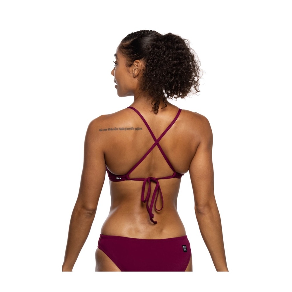 Jolyn Europe Bikini Bottom in Cabernet